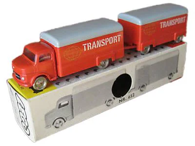 1:87 Mercedes Transport Vehicle 乐高 LEGO 652 image 1