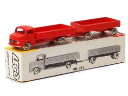 1:87 Mercedes flatbed trailer