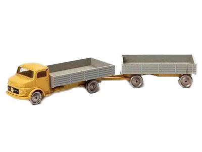 1:87 Mercedes flatbed trailer 乐高 LEGO 654-2 image 1