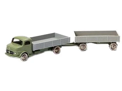 1:87 Mercedes flatbed trailer 乐高 LEGO 654-2 image 3