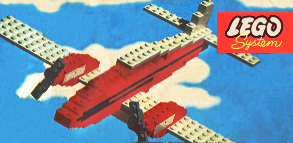 "Red Plane Set" 乐高 LEGO 320-2 image 1
