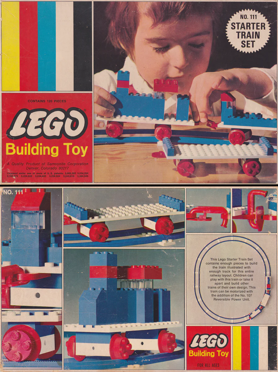 "Beginner's Train Set without Engine" 乐高 LEGO 111-2 image 3