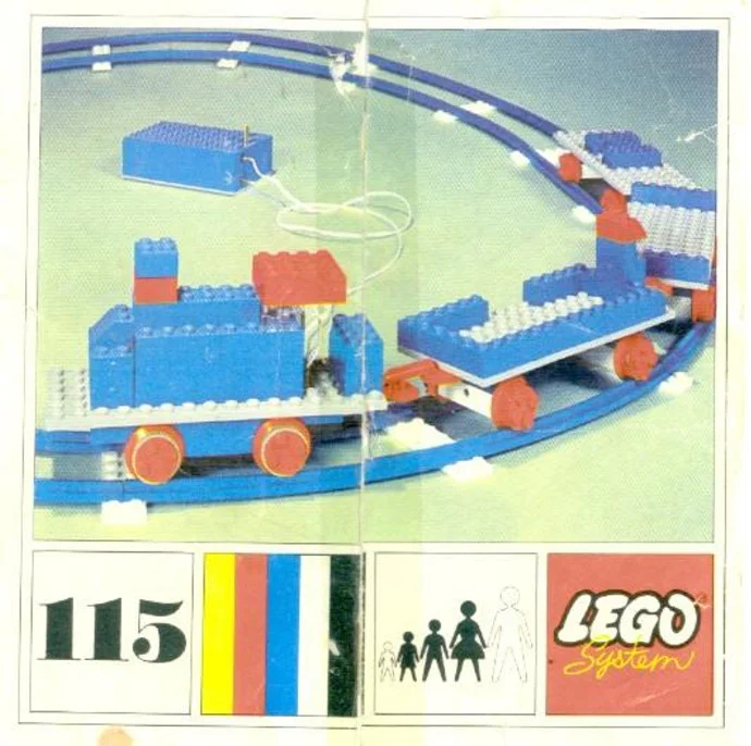 Beginner's Train Set with Engine 乐高 LEGO 115-2 image 1
