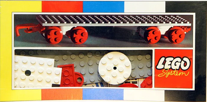 Large train cars 乐高 LEGO 153 image 1