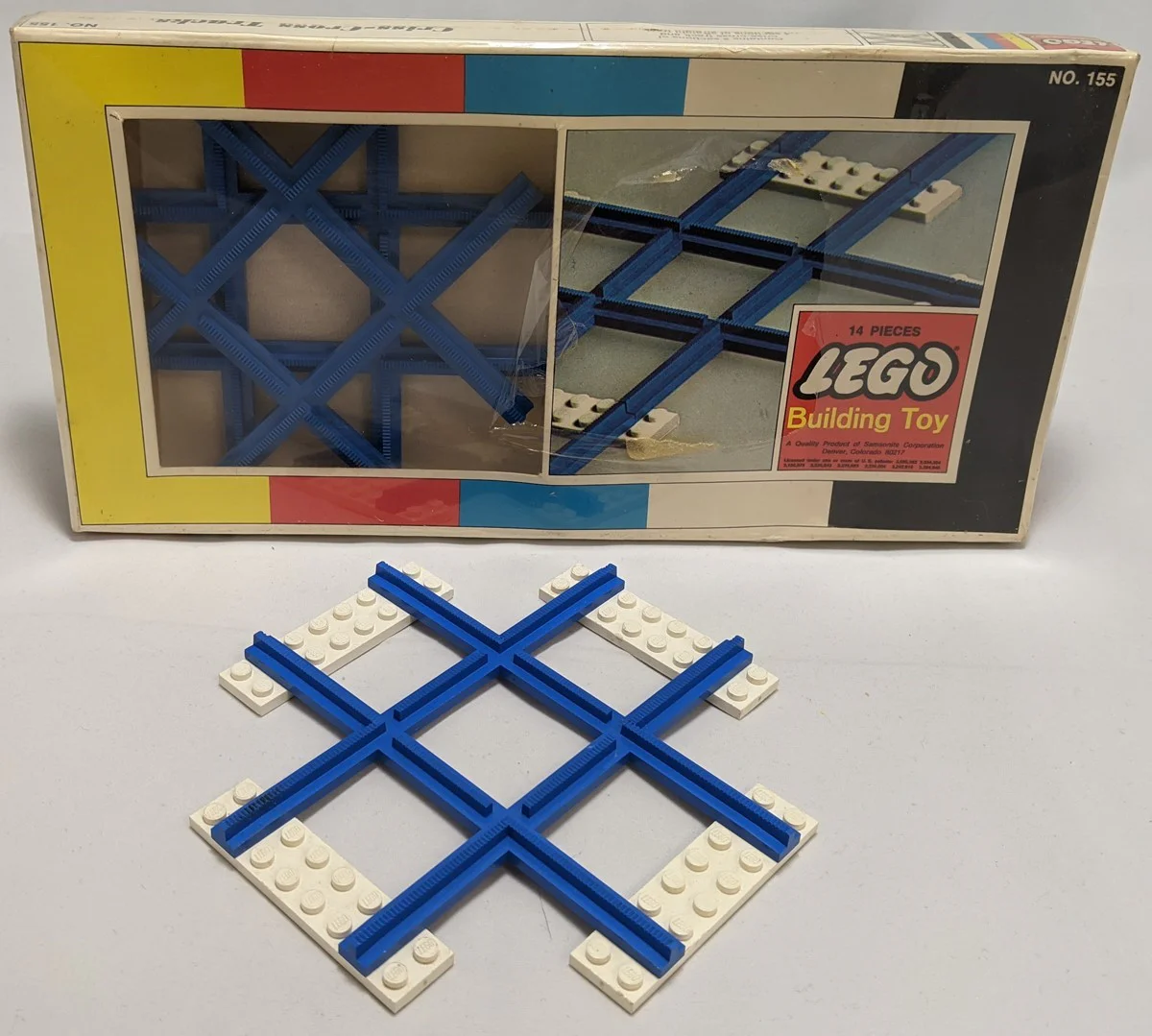 "Two Crossbeams, Eight Straight Paths, Four Foundation Platforms" LEGO 155 image 2