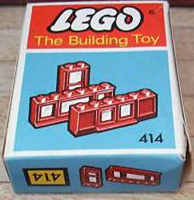 Windows Parts Pack, Red (The Building Toy) 乐高 LEGO 414