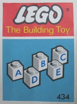 Fifty letter bricks.
