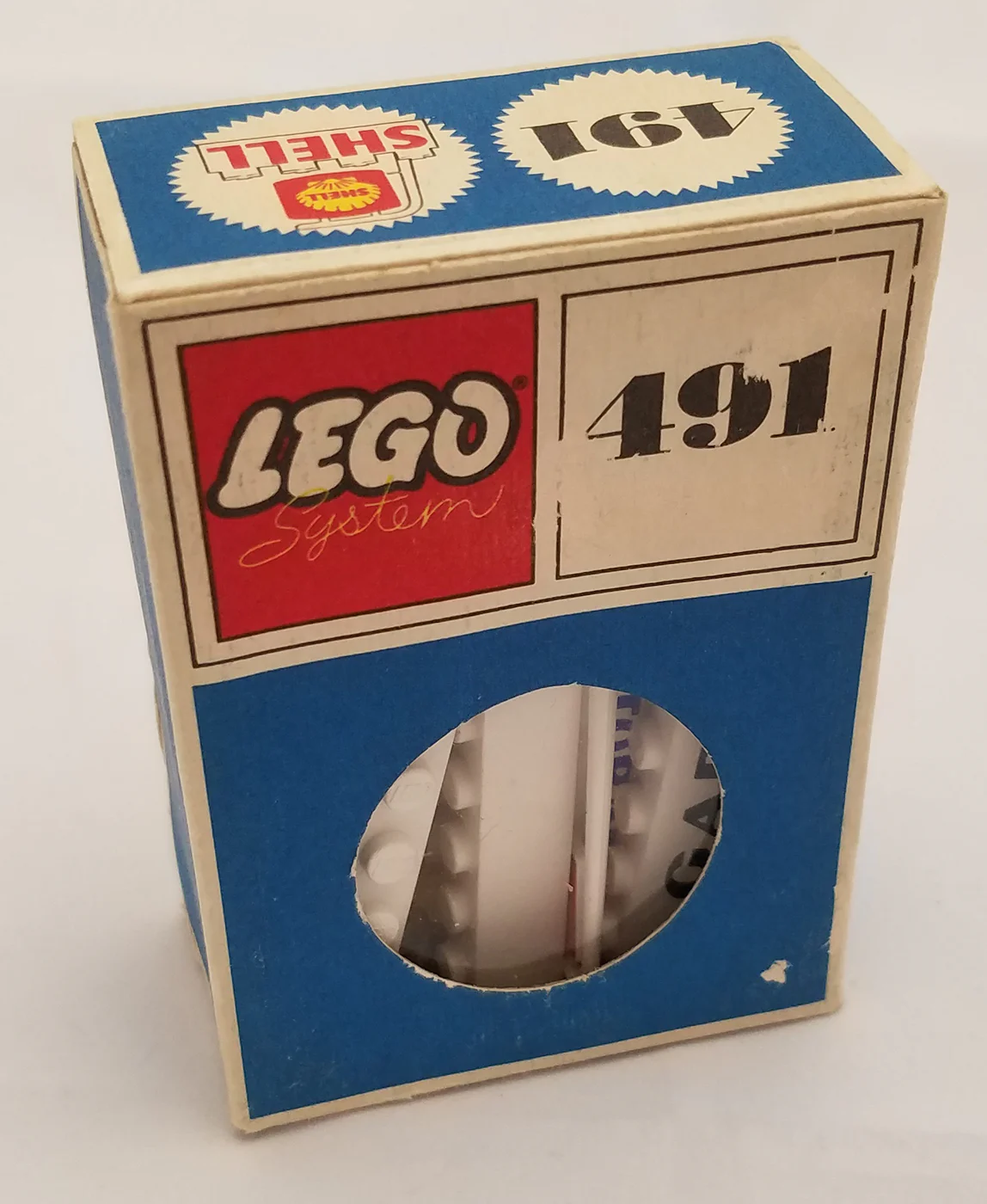 Gas Station with Brick Exterior and Sign, 6 Individual Lighting Beams 乐高 LEGO 491-2