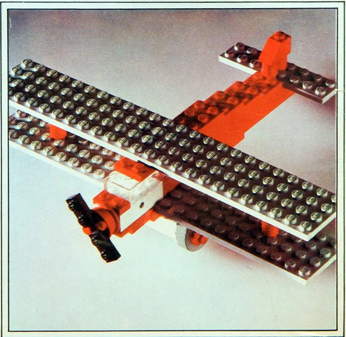Biplane aircraft. 乐高 LEGO 328-2