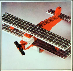 Biplane aircraft.