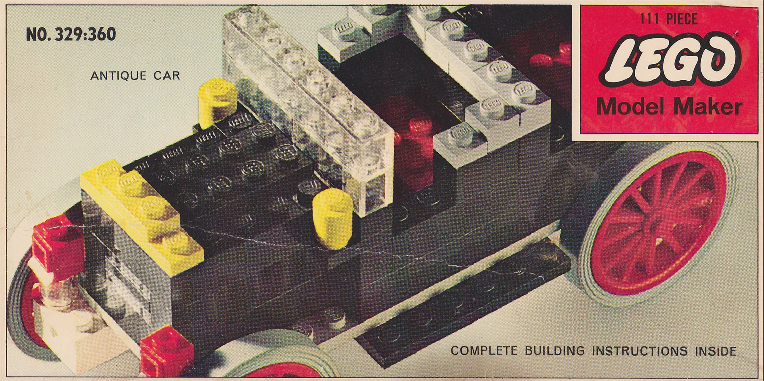 Vintage car 乐高 LEGO 329 image 6