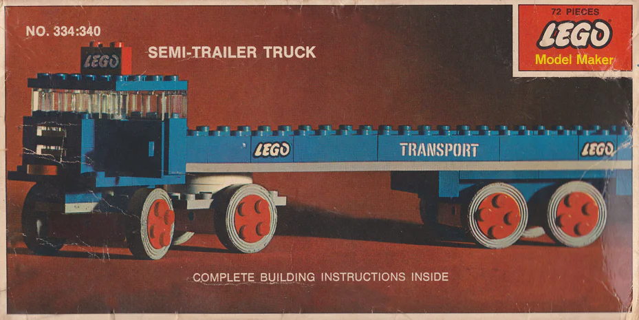 Flatbed truck 乐高 LEGO 334 image 1