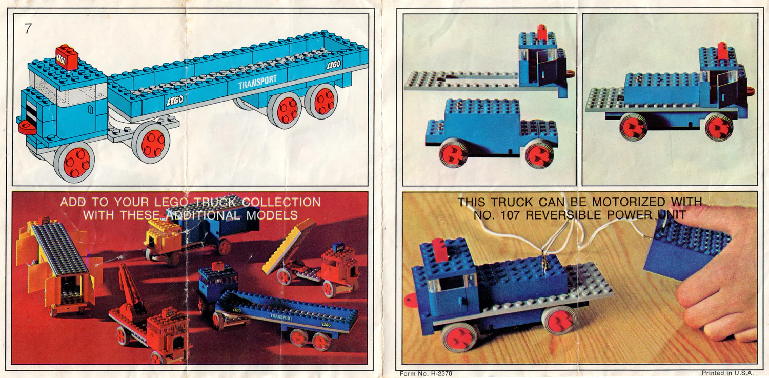 Flatbed truck 乐高 LEGO 334 image 3