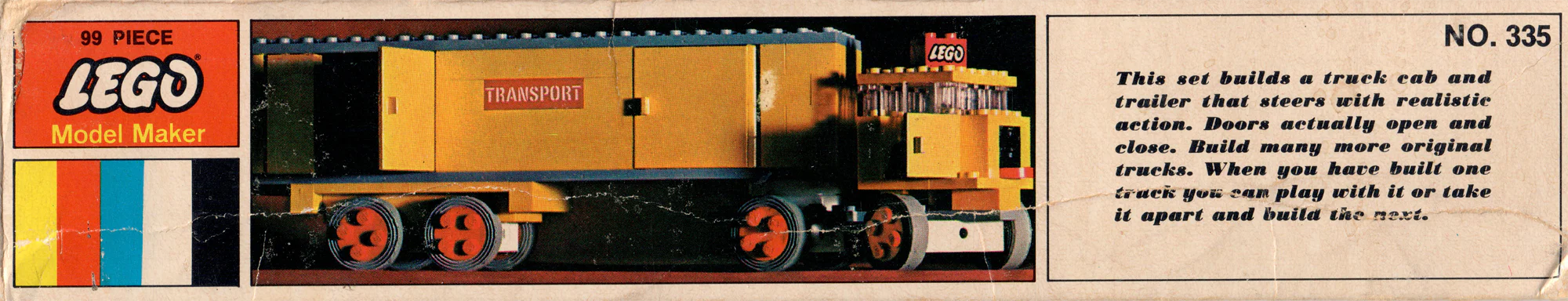 Truck transport 乐高 LEGO 335-3 image 5