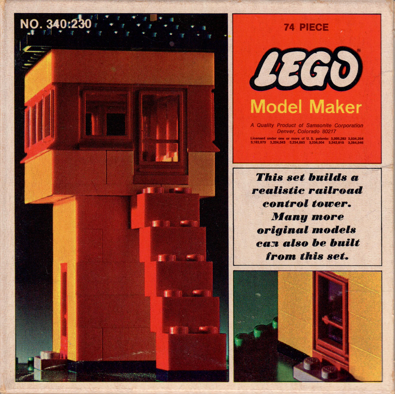 Railway Control Tower 乐高 LEGO 340-4 image 2