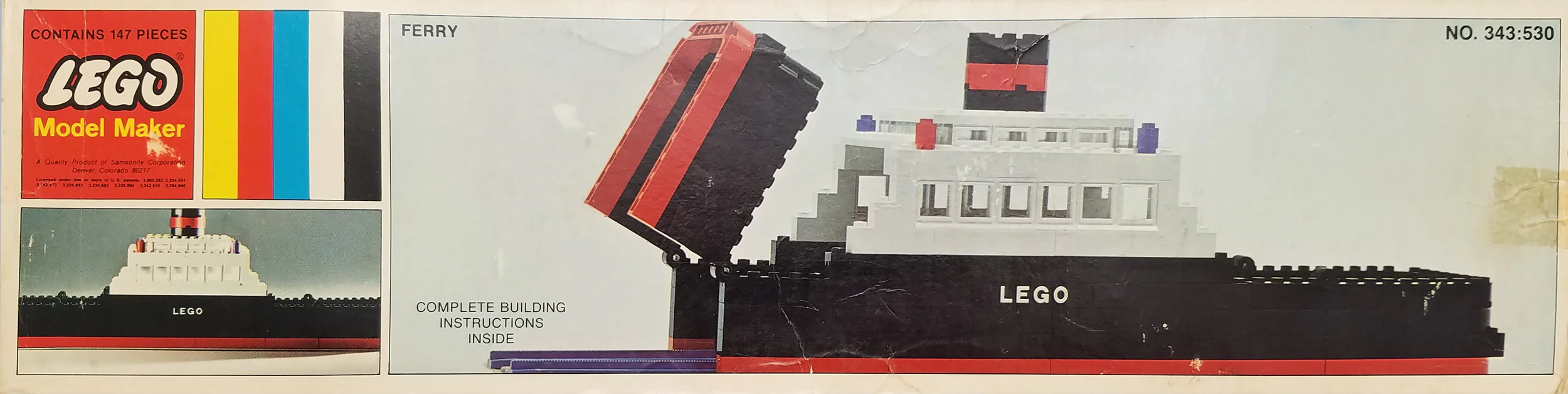 Train ferry 乐高 LEGO 343 image 1
