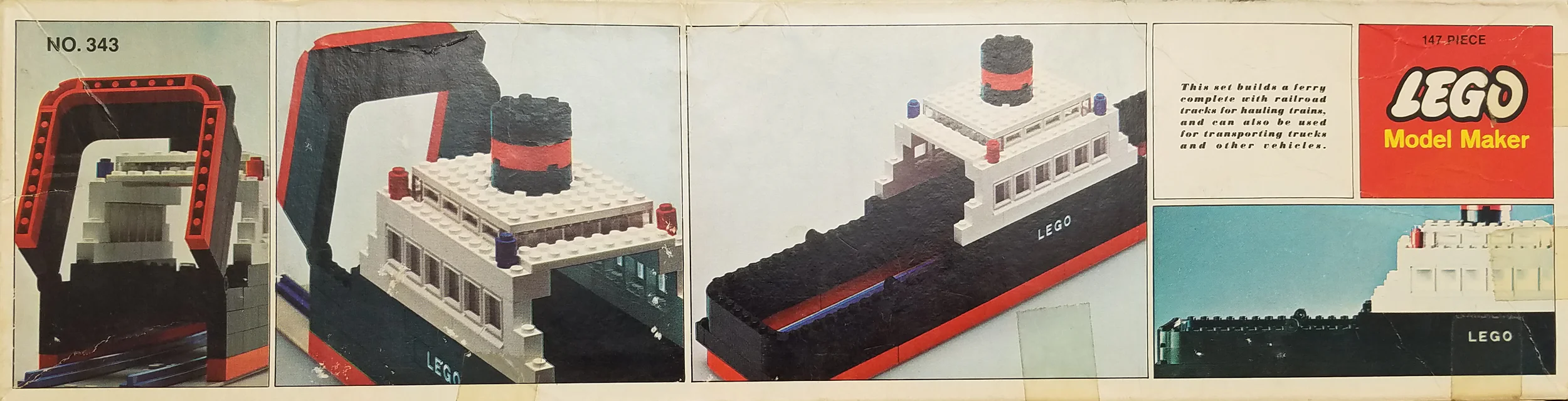 Train ferry 乐高 LEGO 343 image 2