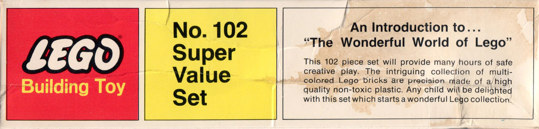 Super Valle Set 乐高 LEGO 102-3 image 1
