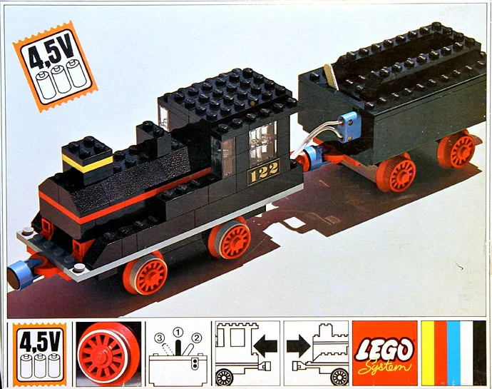 Steam Locomotive and Tender 乐高 LEGO 122