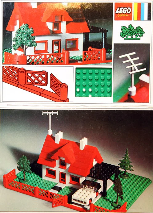 The villa with the car 乐高 LEGO 346-2 image 1