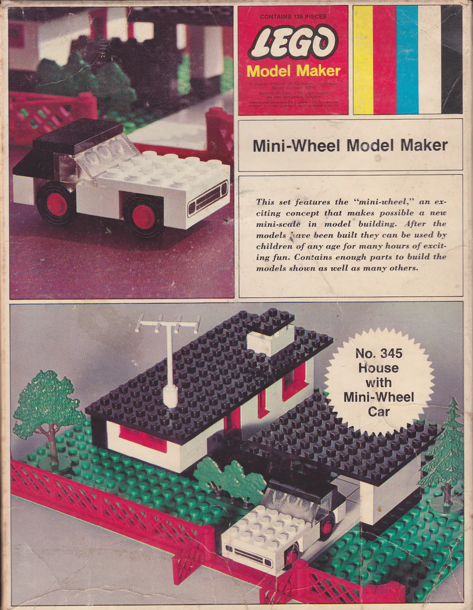 "Miniature Train House" 乐高 LEGO 345 image 2