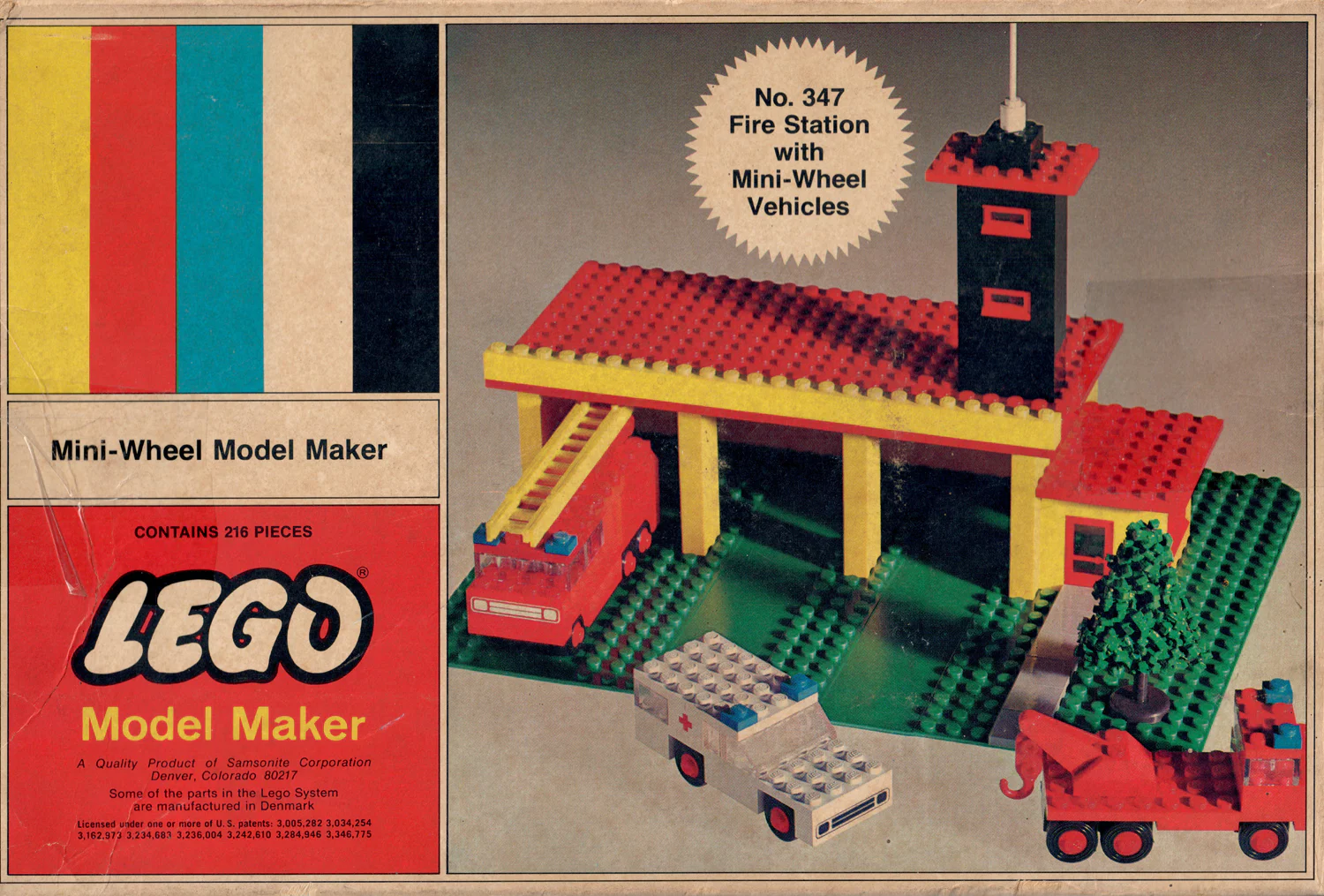 Fire Station and Mini Fire Engine 乐高 LEGO 347 image 1