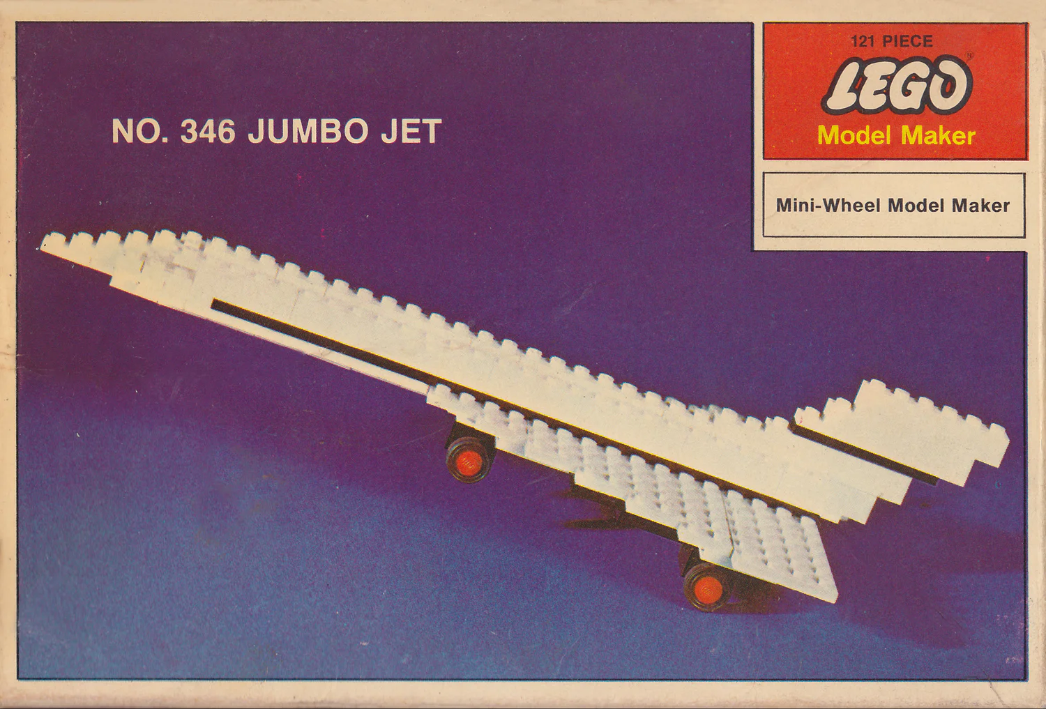 Large Jet-Propelled Aircraft 乐高 LEGO 346 image 3