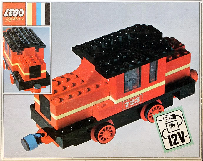 Internal Combustion Locomotive 乐高 LEGO 723 image 1