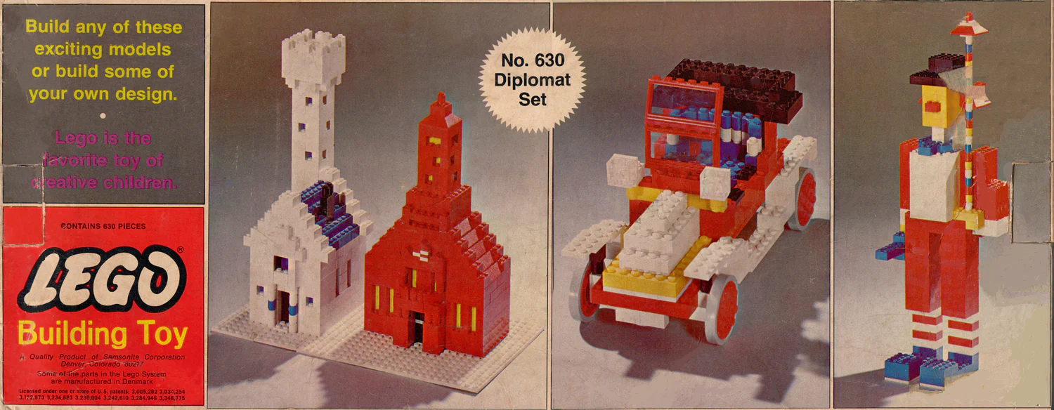 Diplomatic suite 乐高 LEGO 630-2