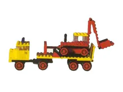 Truck-mounted haulage trailer