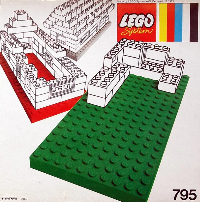"Two Large Baseplates" 乐高 LEGO 795