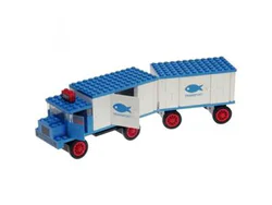 Refrigerated car and trailer truck.