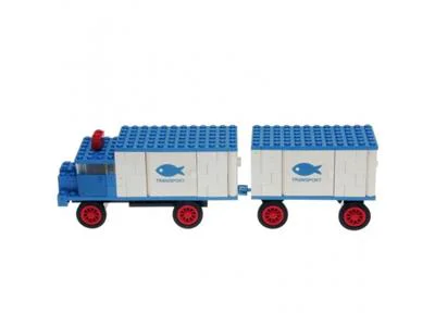 Refrigerated car and trailer truck. 乐高 LEGO 375-3 image 2