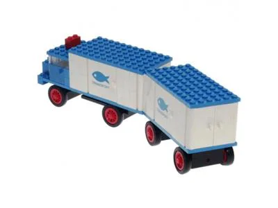 Refrigerated car and trailer truck. 乐高 LEGO 375-3 image 4