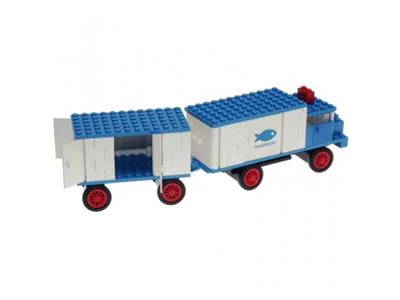 Refrigerated car and trailer truck. 乐高 LEGO 375-3 image 5