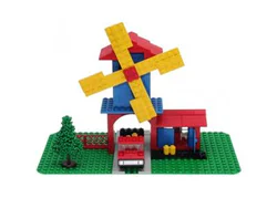 Windmill and truck