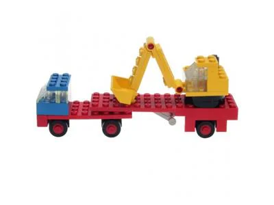 Heavy-duty truck with excavator attachment. 乐高 LEGO 649 image 3
