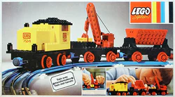 12 v Diesel Locomotive with Crane Wagon and Tipper Wagon