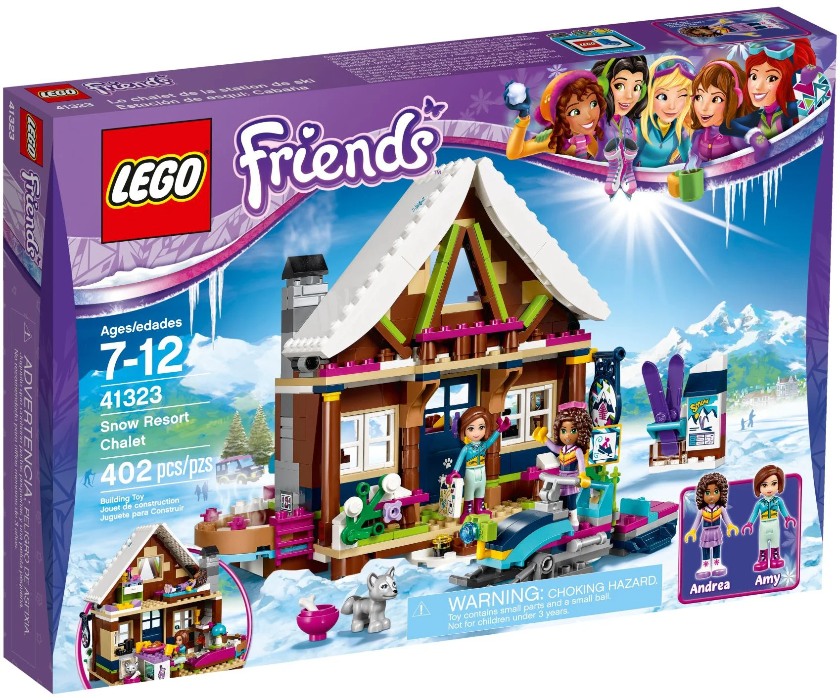 Mountain lodge ski resort cabin 乐高 LEGO 41323 image 2