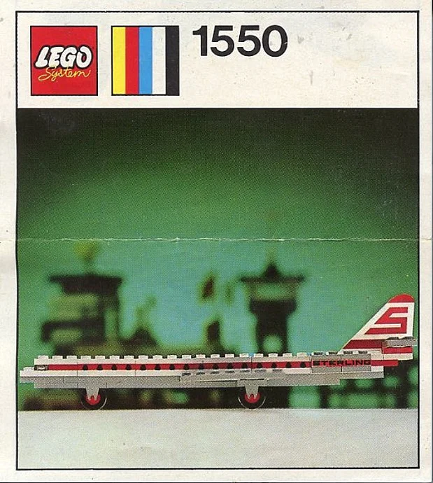 British-built airliner, a variant of the Vickers Viscount. 乐高 LEGO 1550 image 1