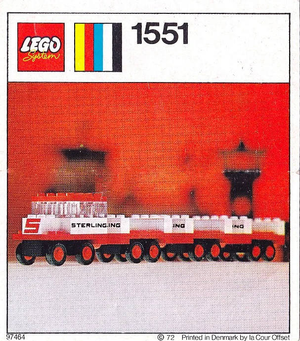 Sterling Baggage Train 乐高 LEGO 1551-2 image 1