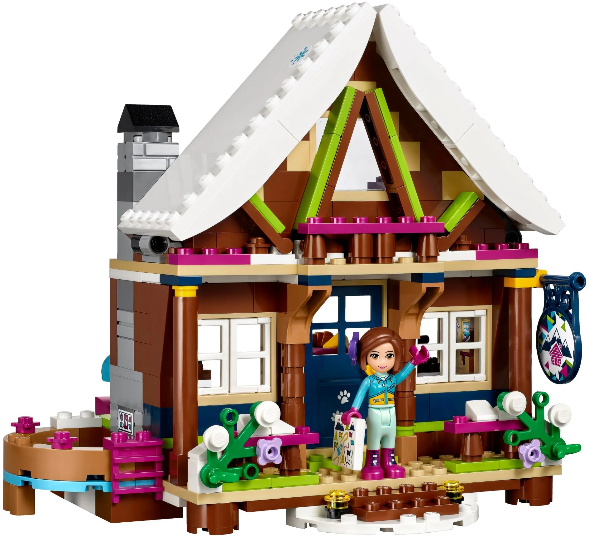 Mountain lodge ski resort cabin 乐高 LEGO 41323 image 3