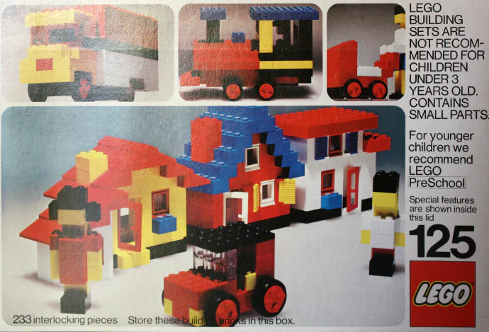 Foundation set 乐高 LEGO 125-2 image 2
