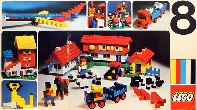 English translation:

 Basic Set #8 乐高 LEGO 8-3