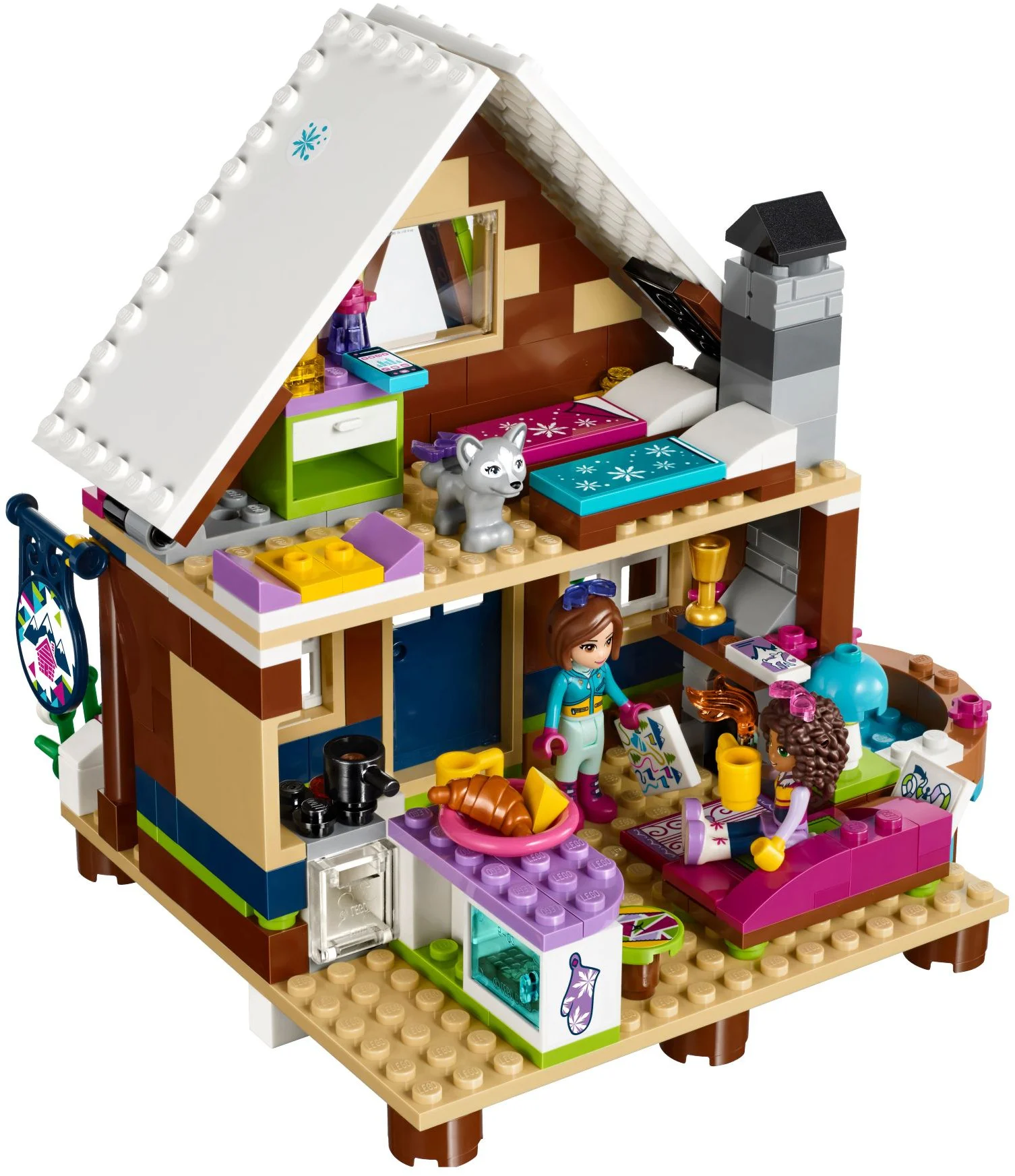 Mountain lodge ski resort cabin 乐高 LEGO 41323 image 4