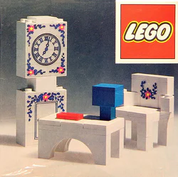 Grandfather Clock, Chair and Table