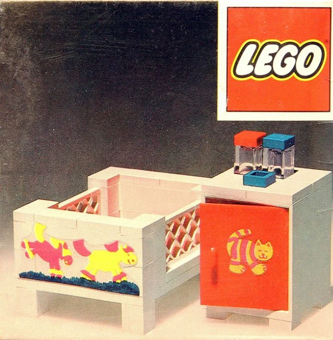 Crib and changing table. 乐高 LEGO 271