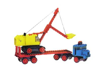 Excavator Transport Semi-Trailer 乐高 LEGO 730 image 5