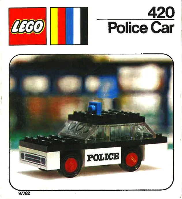 Police car 乐高 LEGO 420 image 1