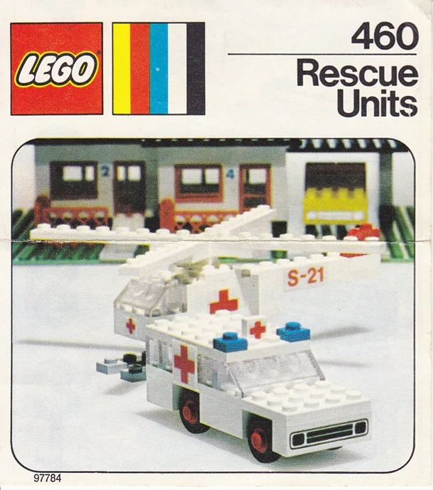 Emergency Helicopter and Ambulance 乐高 LEGO 460 image 2